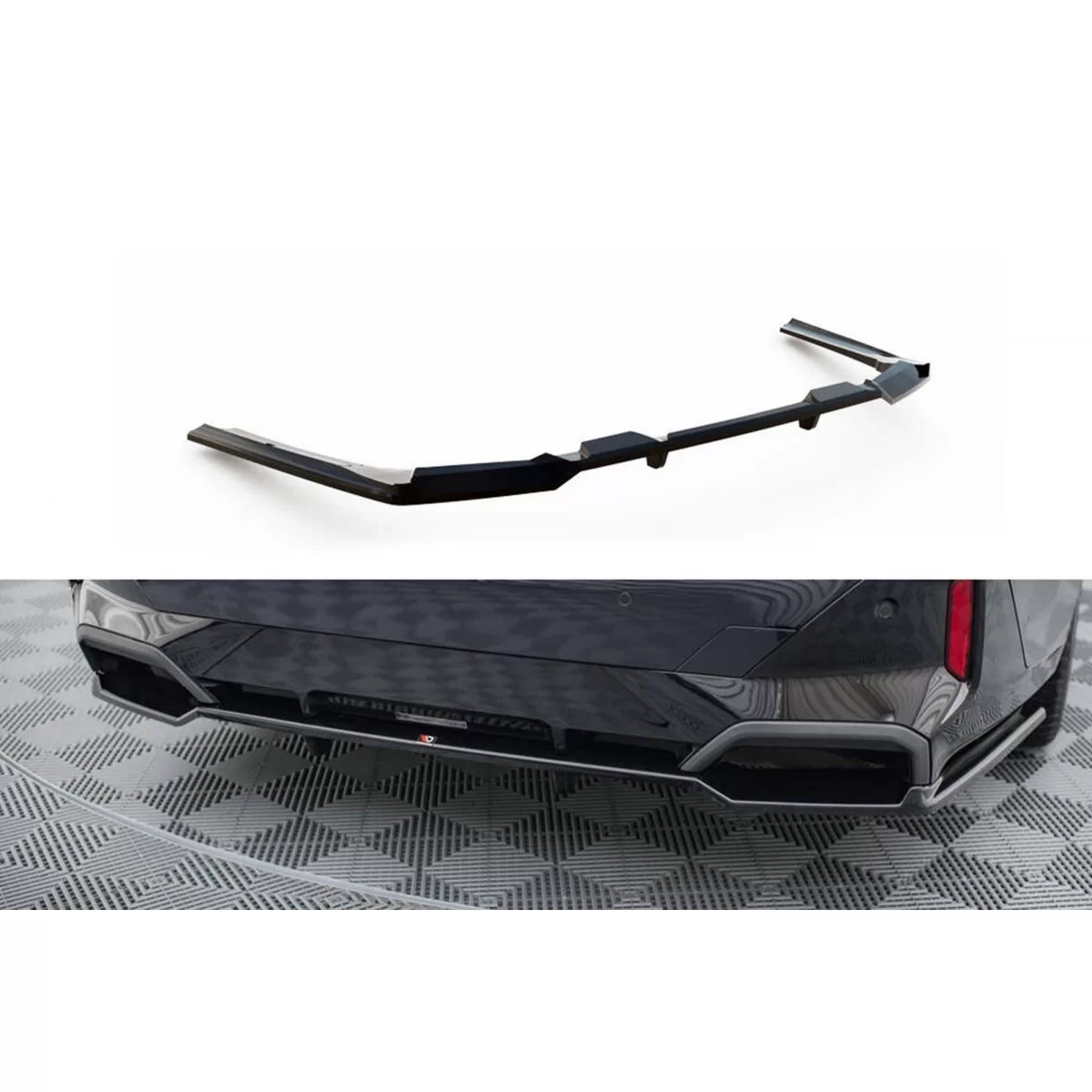 Spoiler Posteriore Versione 1 per BMW Serie 5 G60 dal 2023 Nero Lucido