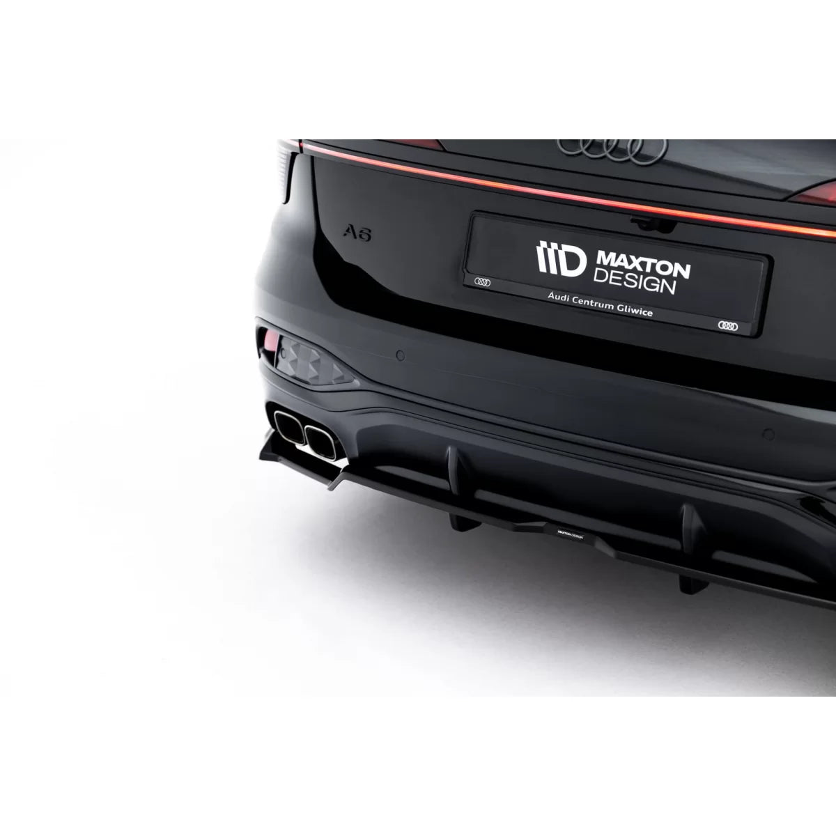 Spoiler Posteriore S-line Versione 1 per Audi A6 C9 Avant dal 2025 Nero Lucido