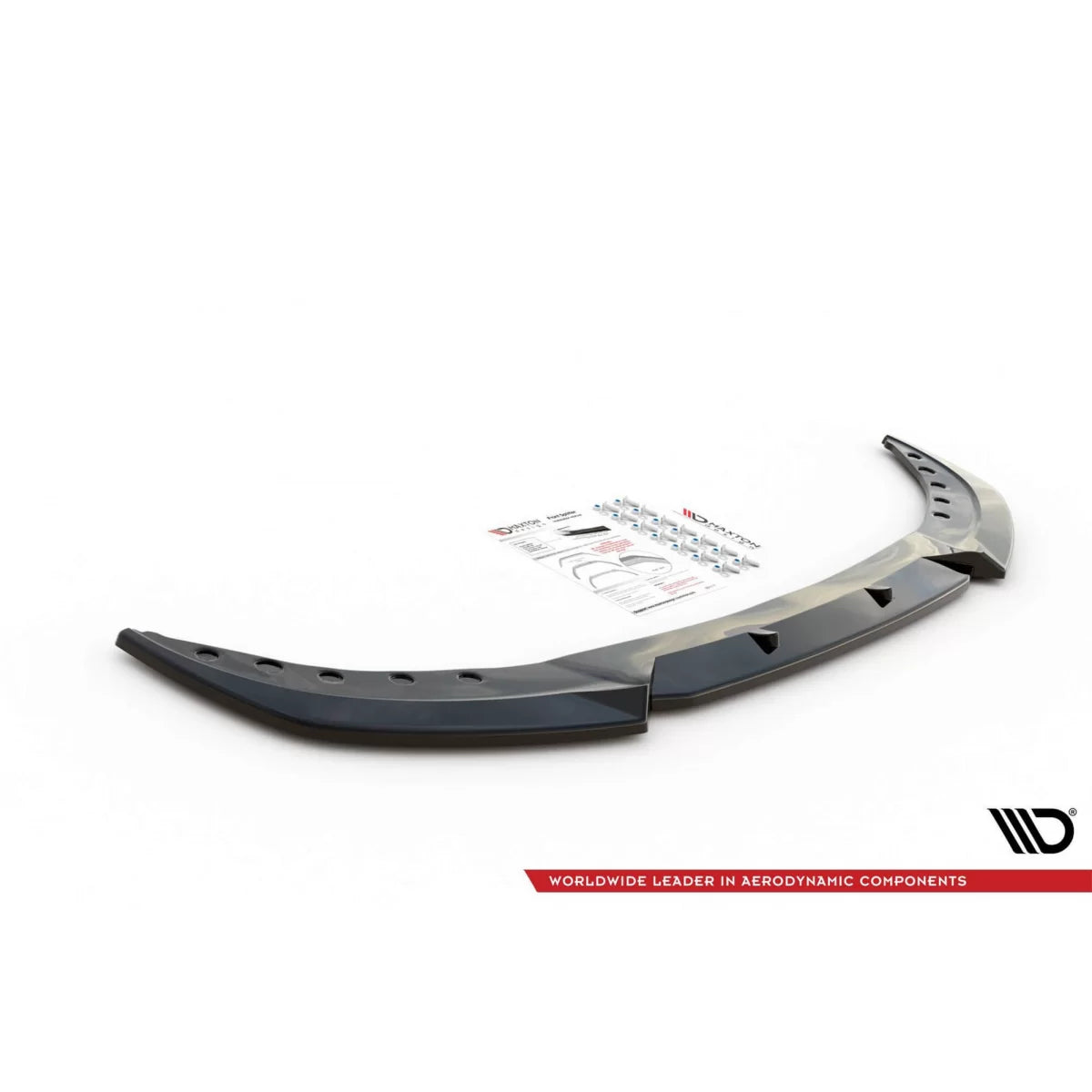 Spoiler Anteriore Versione 1 Nero Lucido per BMW Serie 3 G20 dal 2018