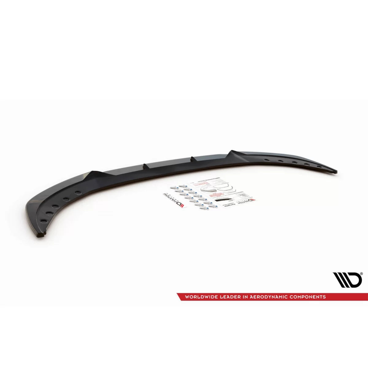 Spoiler Anteriore Versione 1 Nero Lucido per BMW Serie 3 G20 dal 2018