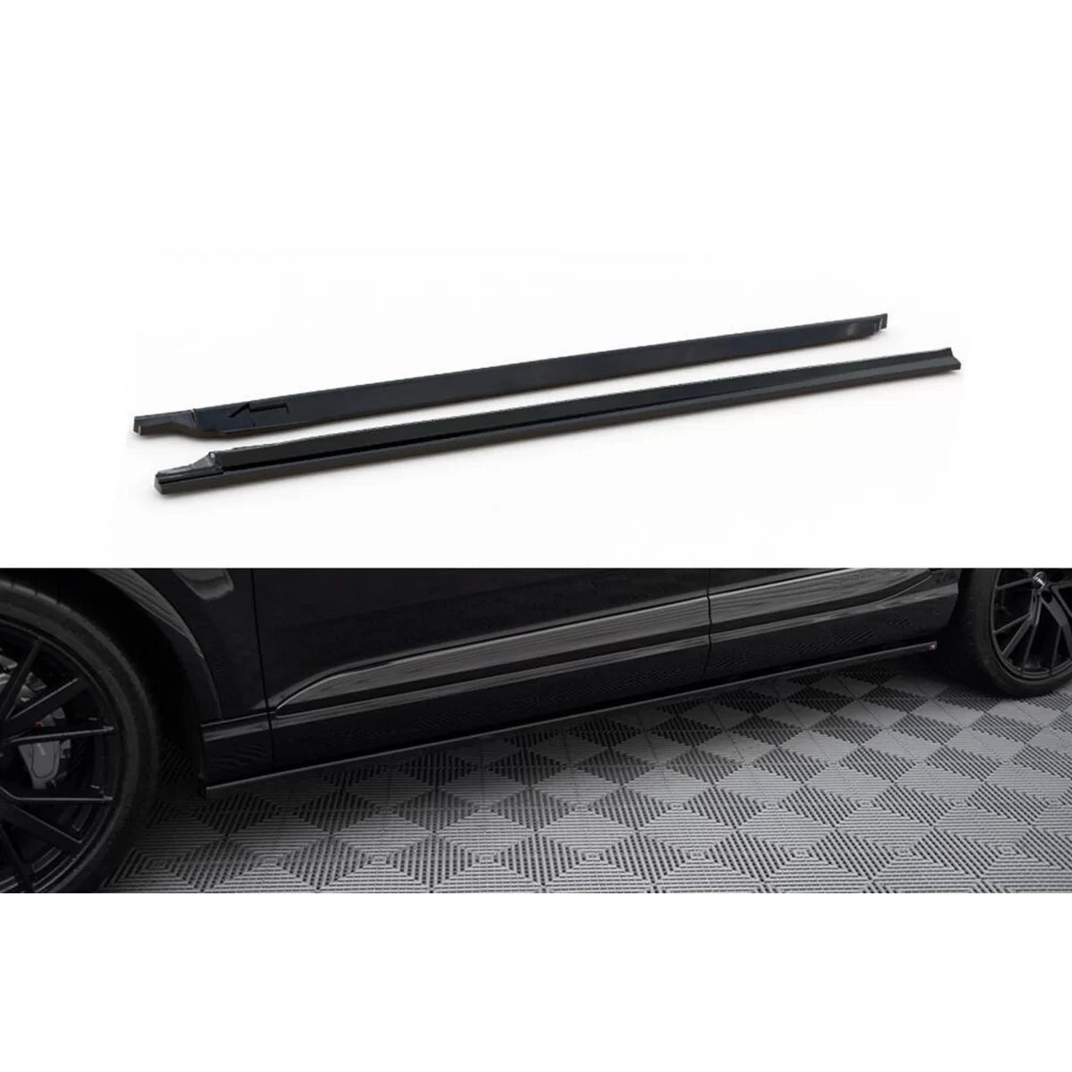 Additivi Versione 2 Verniciati Neri per Audi Q7 2016-2019 S-line