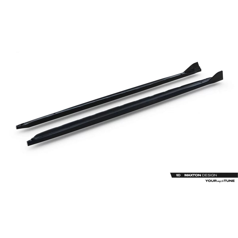 Additivi Versione 2 per Minigonne Laterali S-line Audi A6 C9 dal 2025 Nero