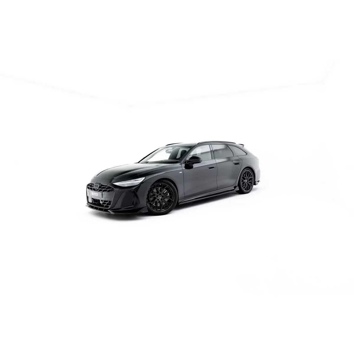 Additivi Versione 2 per Minigonne Laterali S-line Audi A6 C9 dal 2025 Nero
