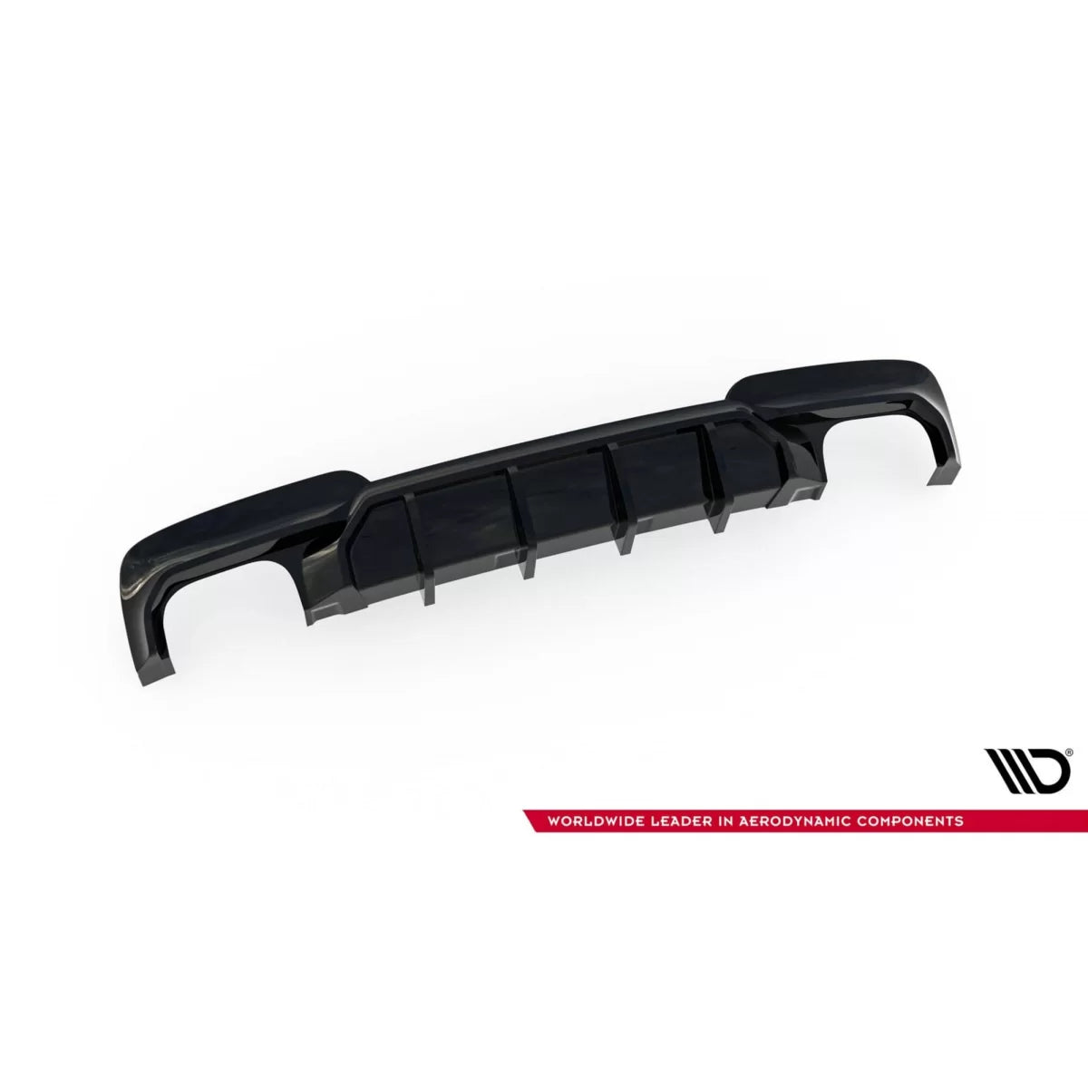 Diffusore Posteriore Versione 2 Nero per BMW Serie 5 F10 M Sport 2010-2017