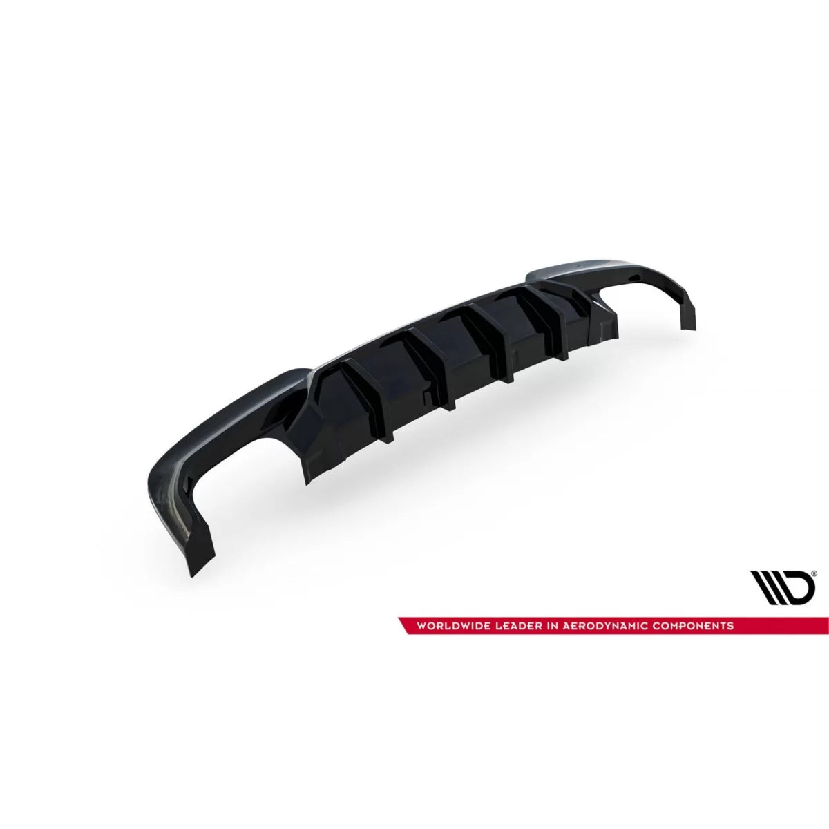 Diffusore Posteriore Versione 2 Nero per BMW Serie 5 F10 M Sport 2010-2017