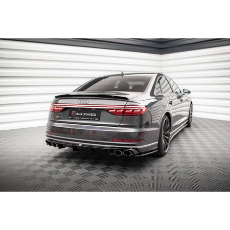 Prolunghe Laterali Versione 2 per Audi S8 D5 2019-2021 Nero Lucido