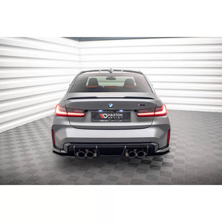 Prolunghe Laterali Posteriori VER2 Nere per BMW M3 G80 dal 2021