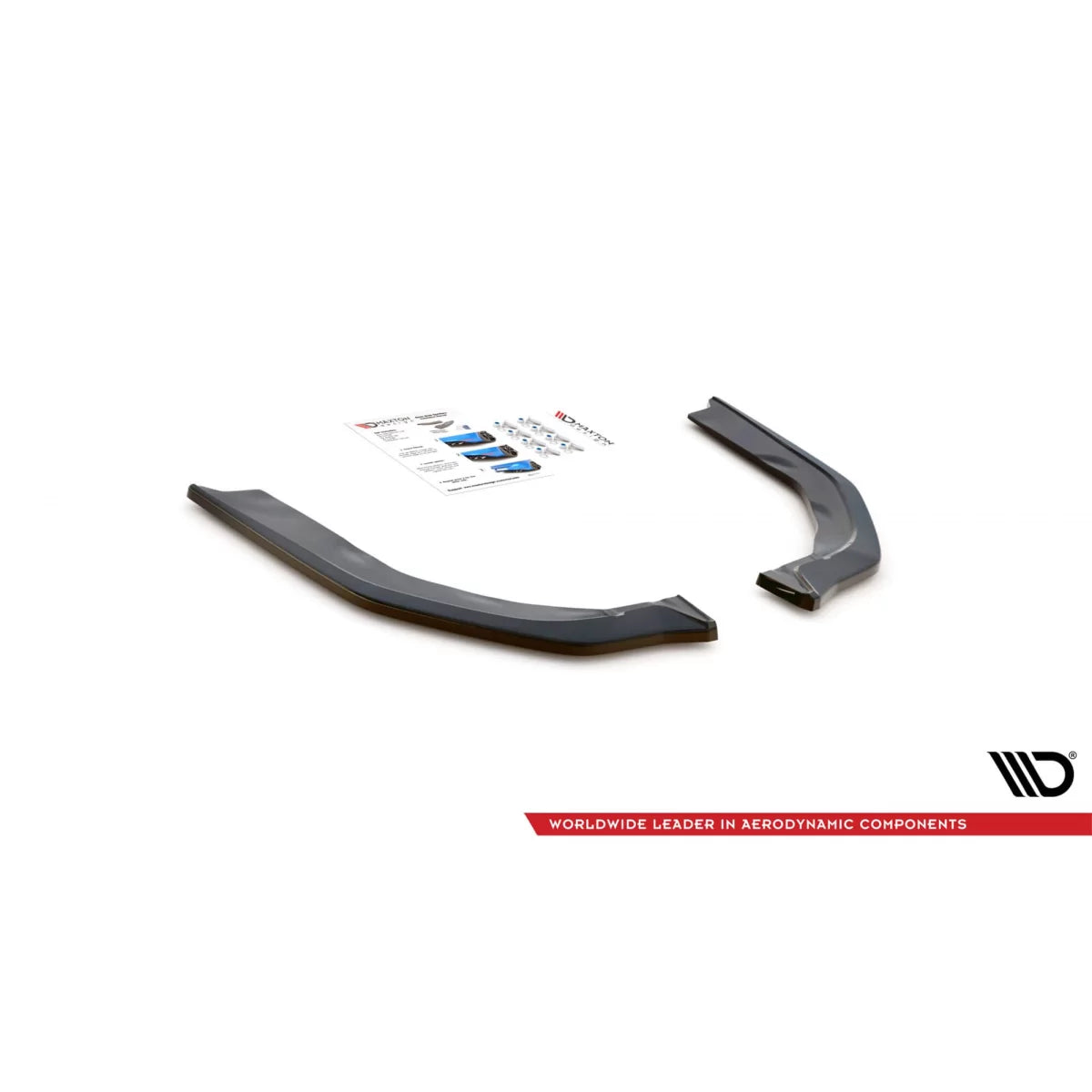 Prolunghe Laterali Posteriori VER2 Nere per BMW M3 G80 dal 2021