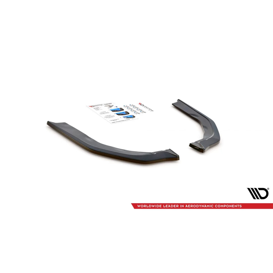 Prolunghe Laterali Posteriori VER2 Nere per BMW M3 G80 dal 2021