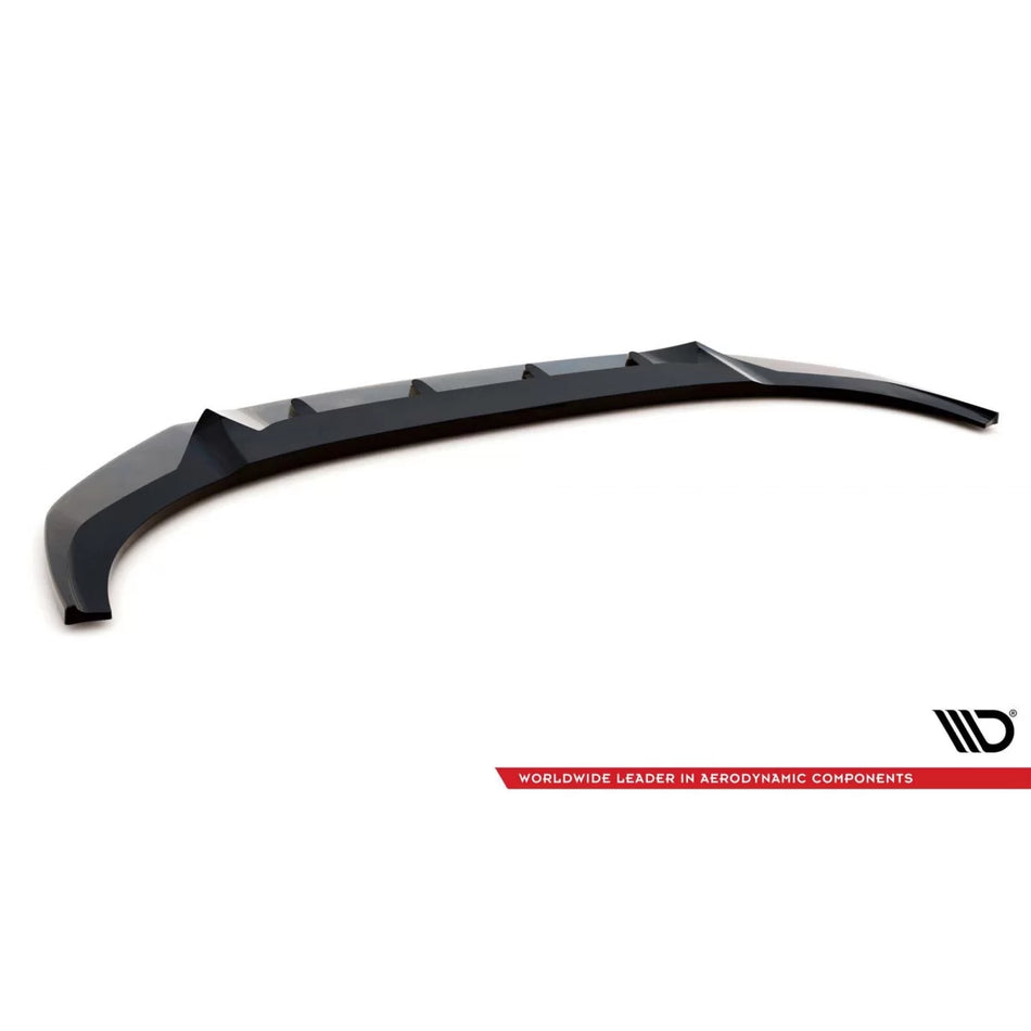 Spoiler Anteriore Versione 2 per Audi Q8 MK1 dal 2019 Nero Lucido