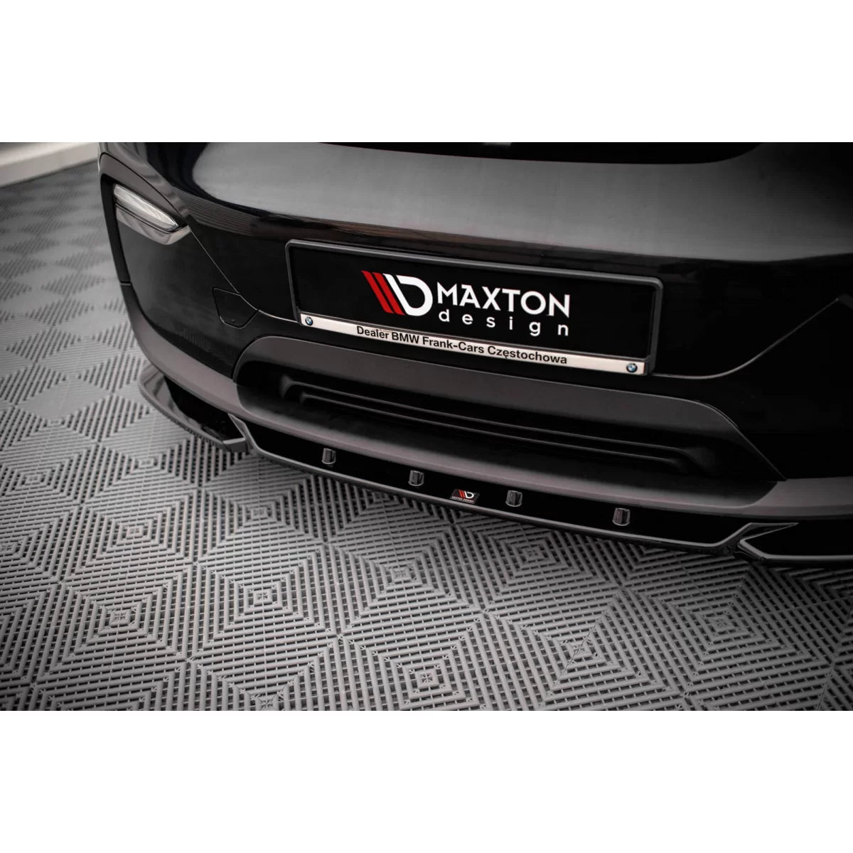 Spoiler Anteriore VER2 Nero Lucido per BMW I3 2017-2022