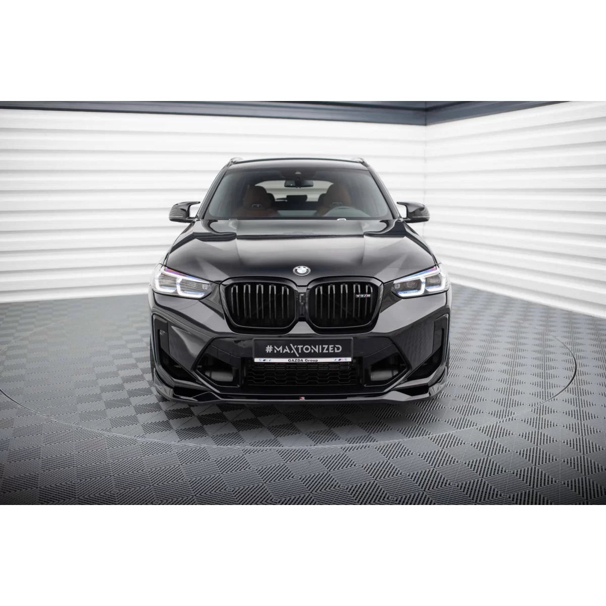 Spoiler Anteriore Versione 2 Nero Lucido per BMW X3 F97 dal 2021