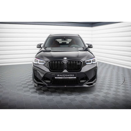 Spoiler Anteriore Versione 2 Nero Lucido per BMW X3 F97 dal 2021