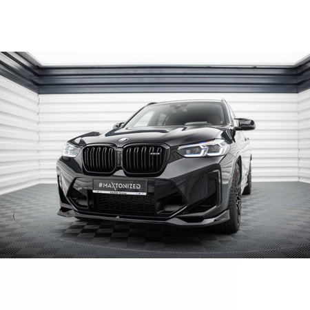 Spoiler Anteriore Versione 2 Nero Lucido per BMW X3 F97 dal 2021