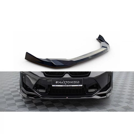 Spoiler Anteriore Versione 2 Nero Lucido per BMW X3 F97 dal 2021