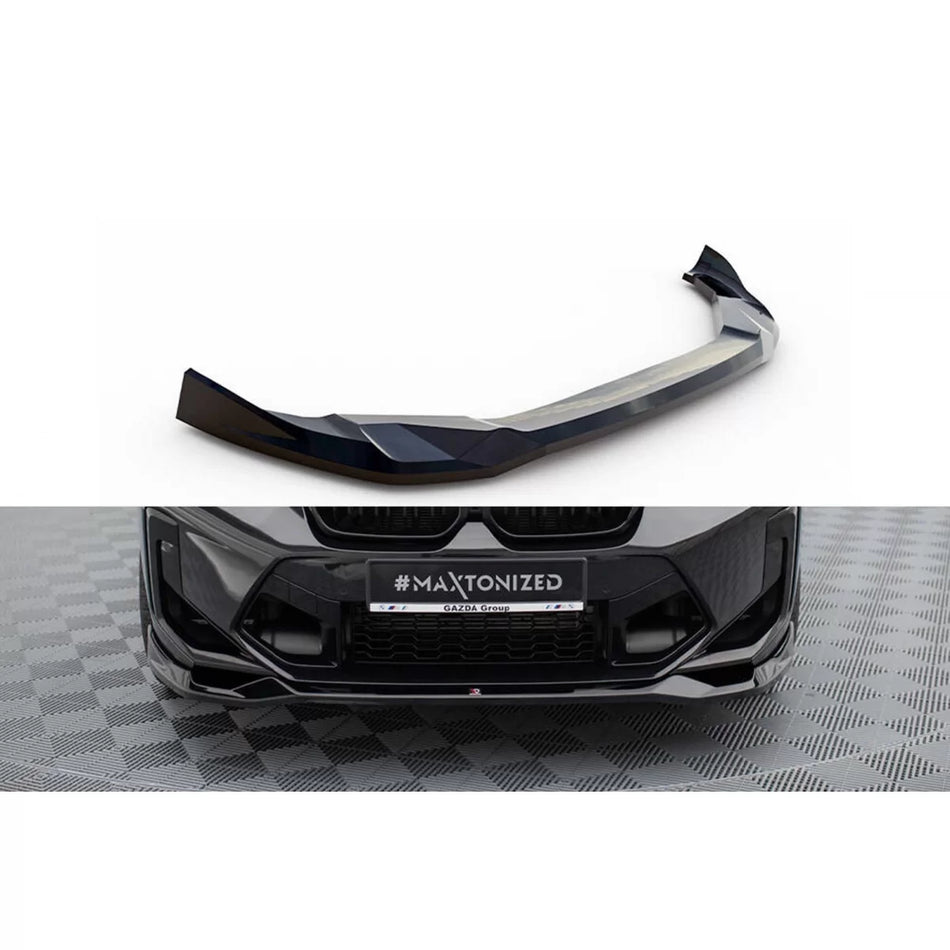 Spoiler Anteriore Versione 2 Nero Lucido per BMW X3 F97 dal 2021