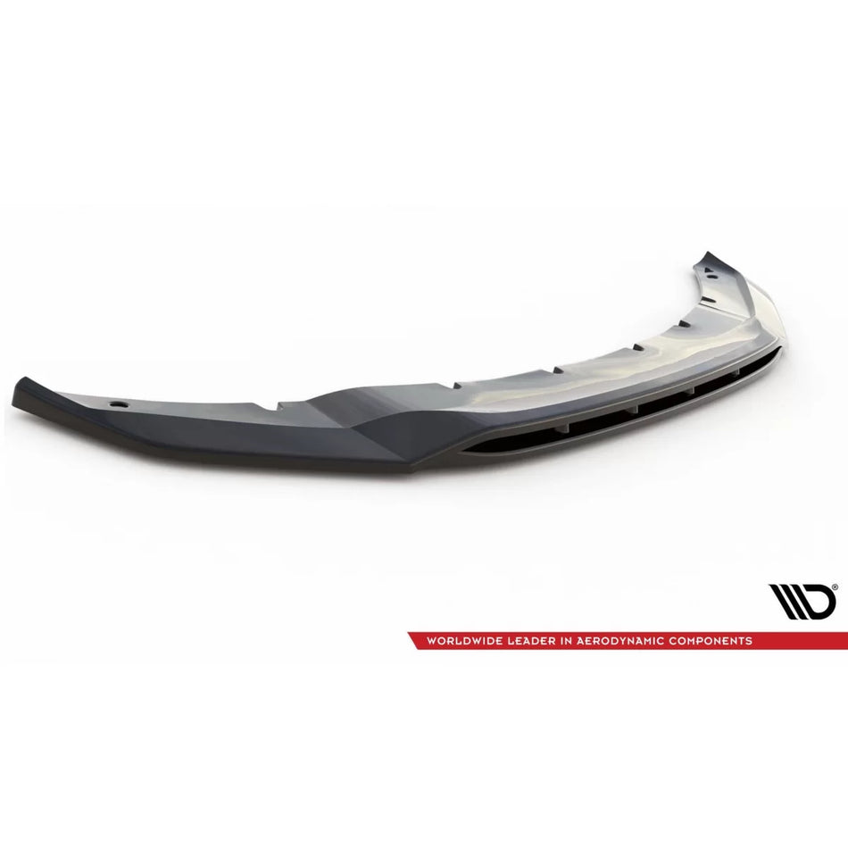 Spoiler Anteriore Versione 2 per BMW X5 F15 M Package 2013-2018 Nero Lucido