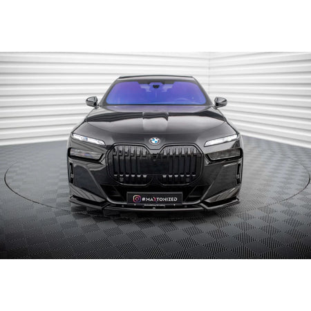 Spoiler Anteriore Versione 2 per BMW Serie 7 M760E G70 dal 2022 Nero Lucido
