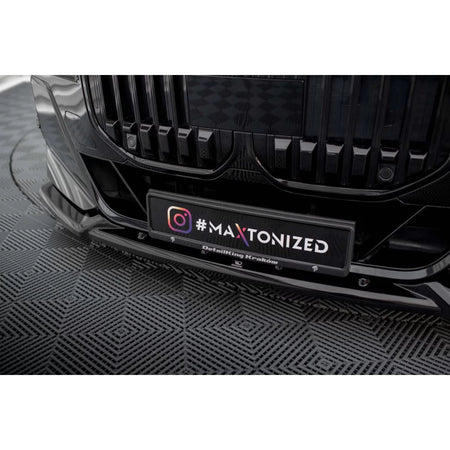 Spoiler Anteriore Versione 2 per BMW Serie 7 M760E G70 dal 2022 Nero Lucido