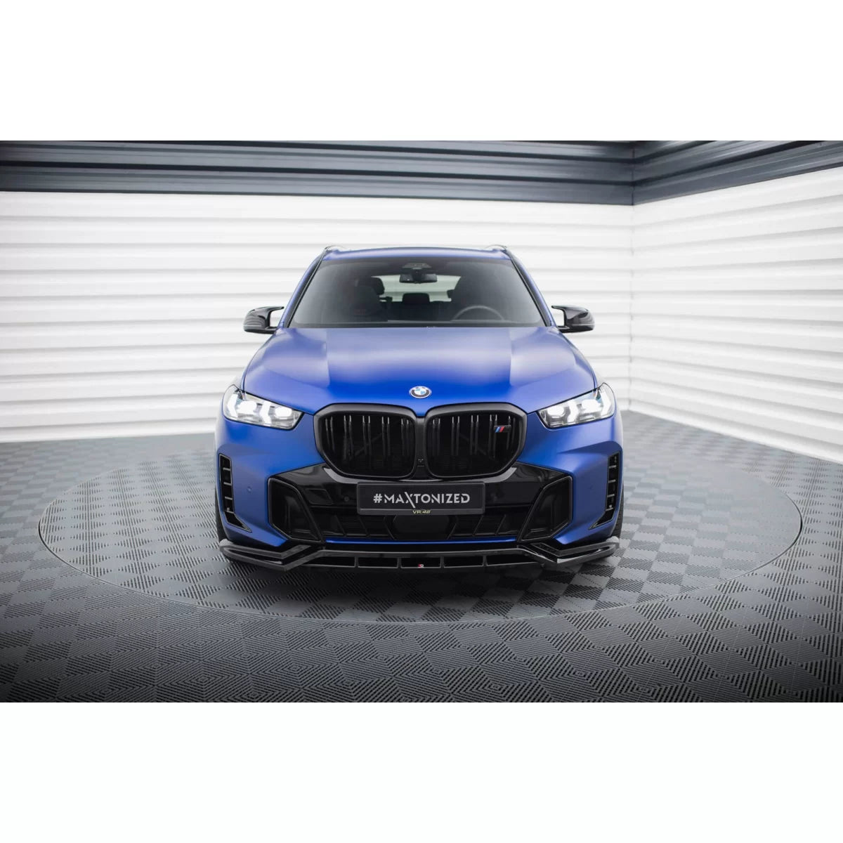 Spoiler Anteriore Versione 2 per BMW X5 G05 Face dal 2023 Nero Lucido