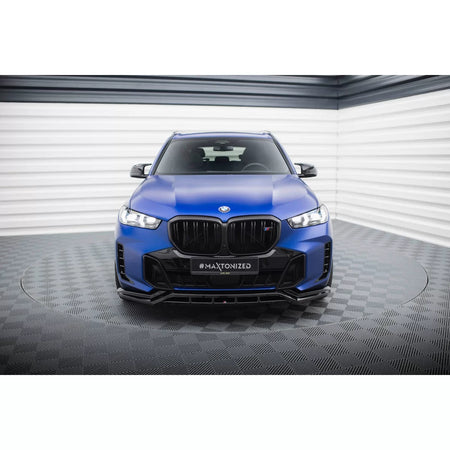 Spoiler Anteriore Versione 2 per BMW X5 G05 Face dal 2023 Nero Lucido