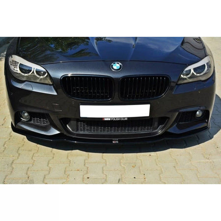 Spoiler Anteriore Verniciato Nero per BMW Serie 5 F10 M Technik dal 2011