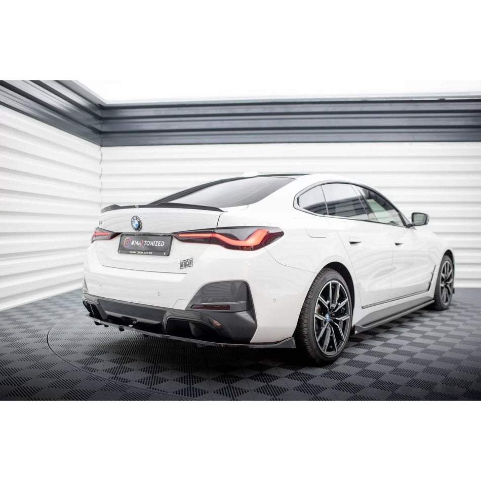 Spoiler Posteriore Versione 2 per BMW I4 G26 M Package dal 2021 Nero Lucido