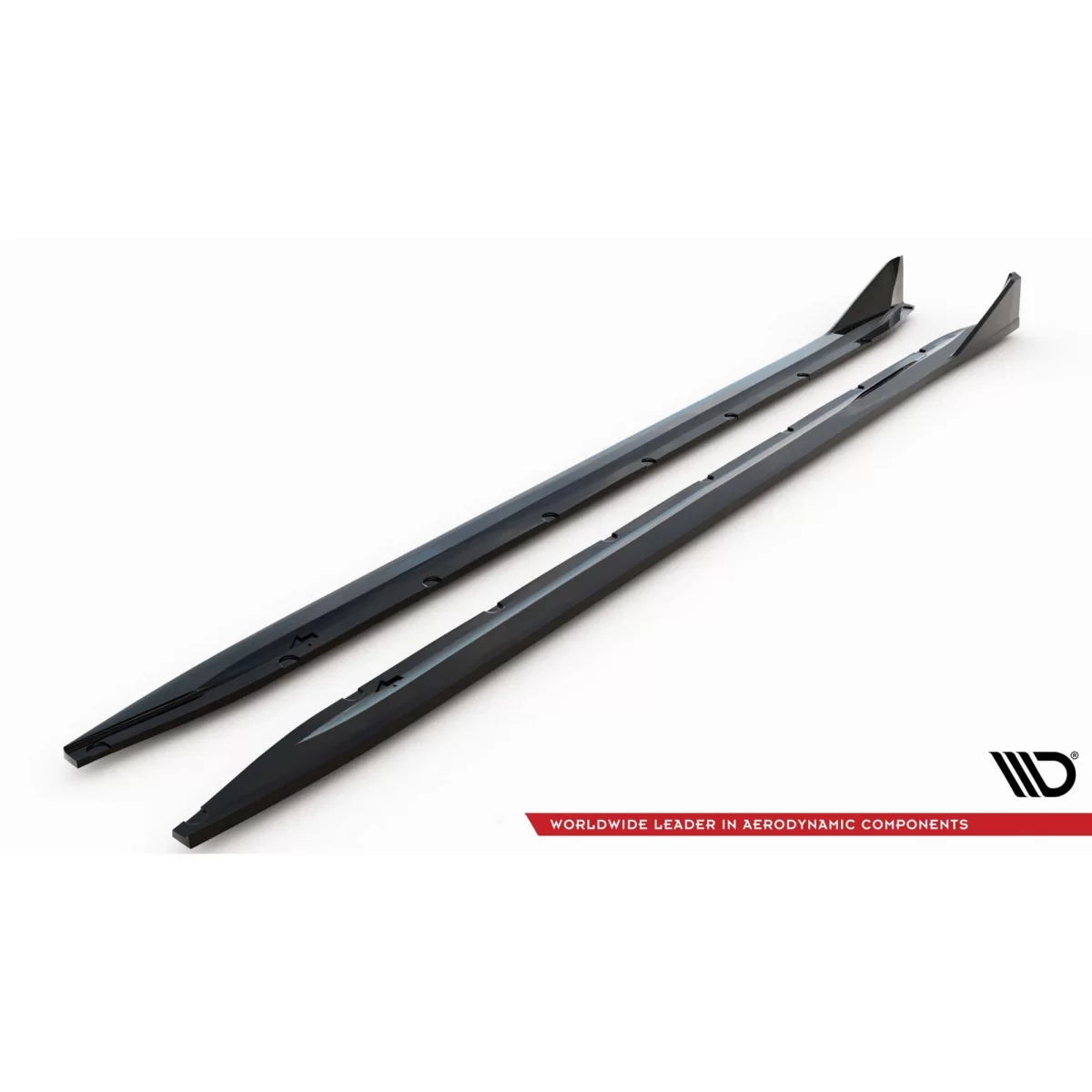 Additivi Versione 3 per Minigonne Tipo CSL BMW M4 G82 dal 2021 Nero Lucido