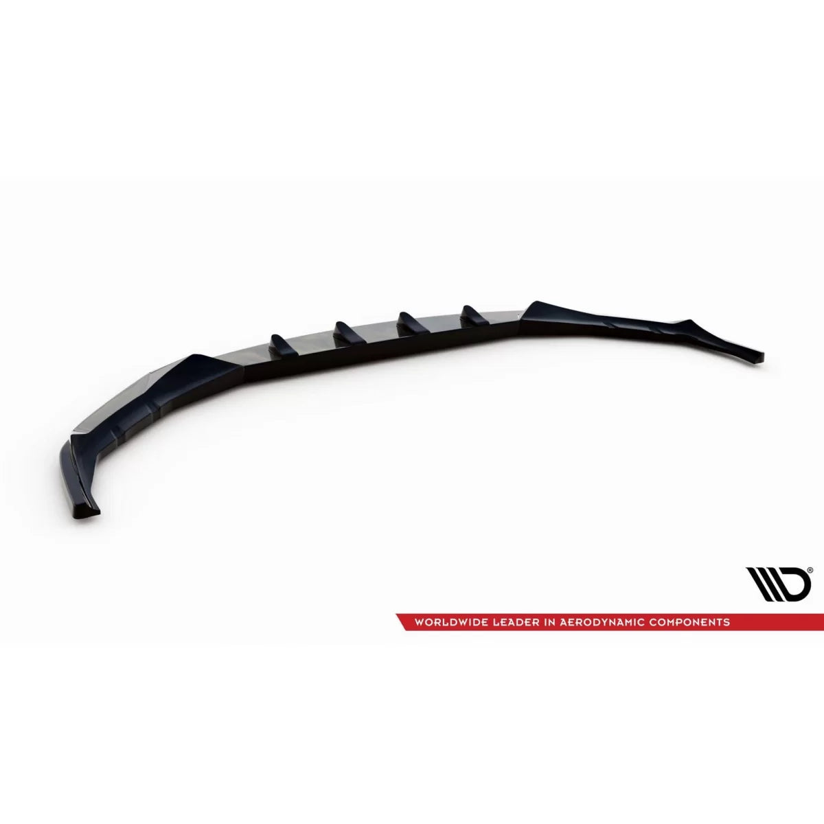 Spoiler Anteriore Versione 4 per BMW Serie 5 G30 2017-2020 Nero Lucido