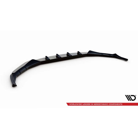 Spoiler Anteriore Versione 4 per BMW Serie 5 G30 2017-2020 Nero Lucido
