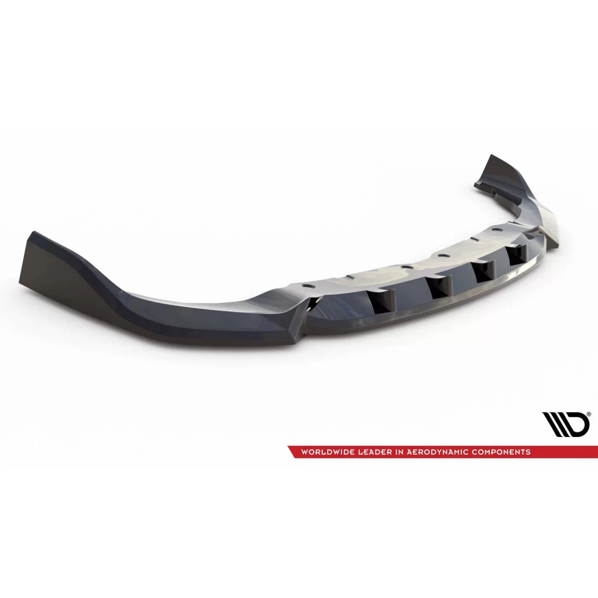 Spoiler Anteriore Versione 7 per BMW Serie 1 F40 M135I dal 2019 Nero Lucido