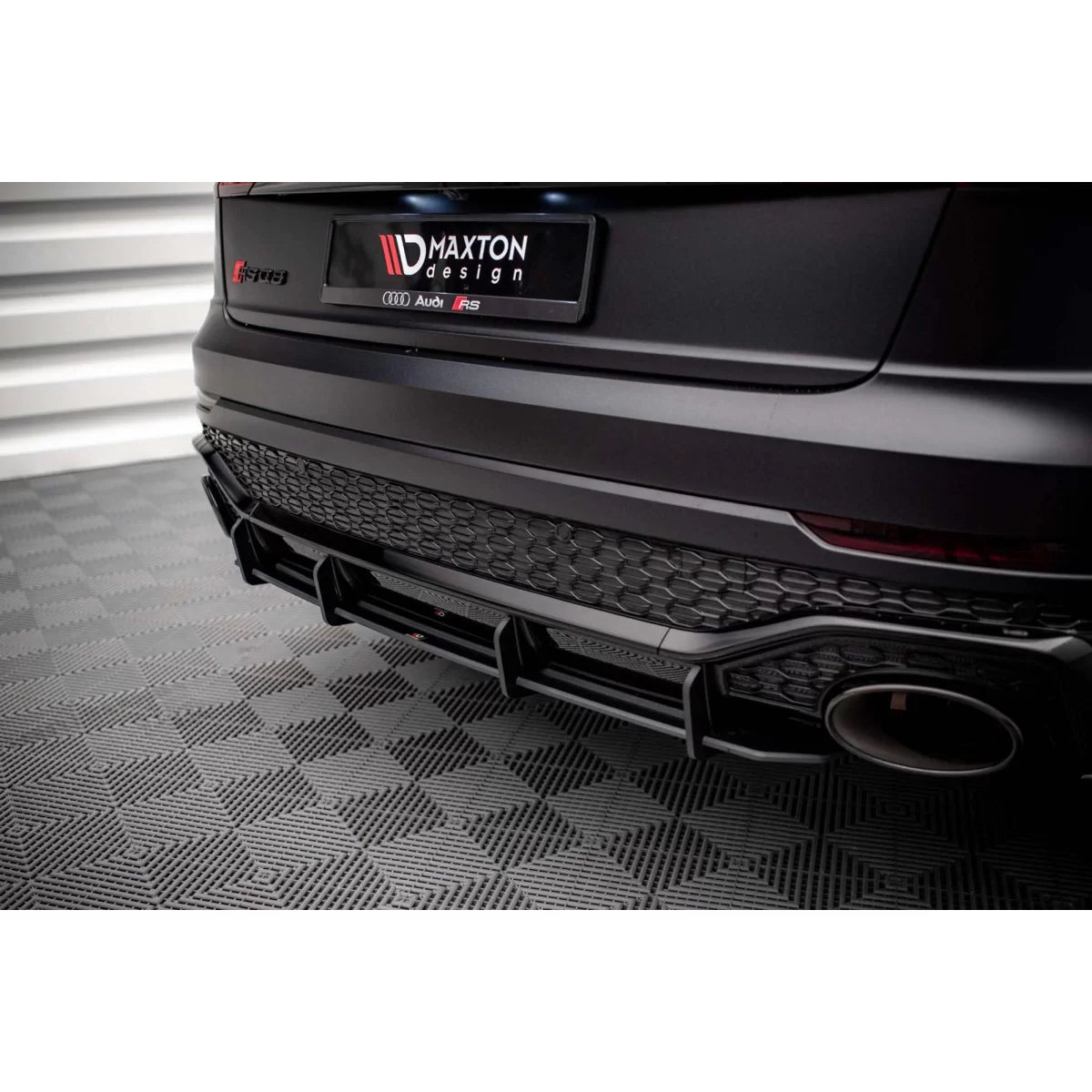 Add-on Diffusore Posteriore Opaco per Audi RSQ8 MK1 dal 2019