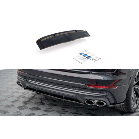 Add-on Para Diffusore Posteriore Nero per Audi SQ8 dal 2019