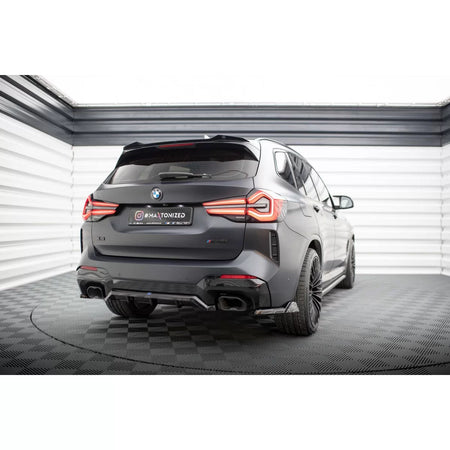 Add-on Diffusore Posteriore Nero per BMW X3 G01 M Package dal 2021
