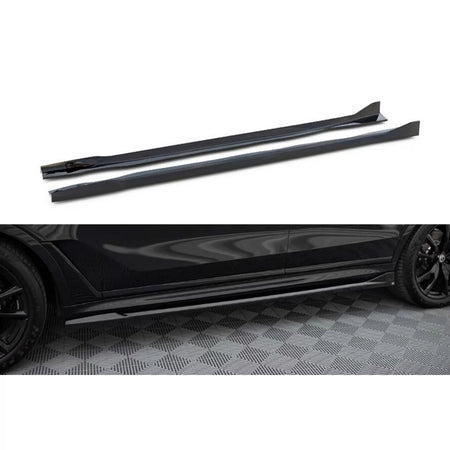 Add-on Maxton Design Nero Lucido per BMW X7 G07 M Package dal 2022
