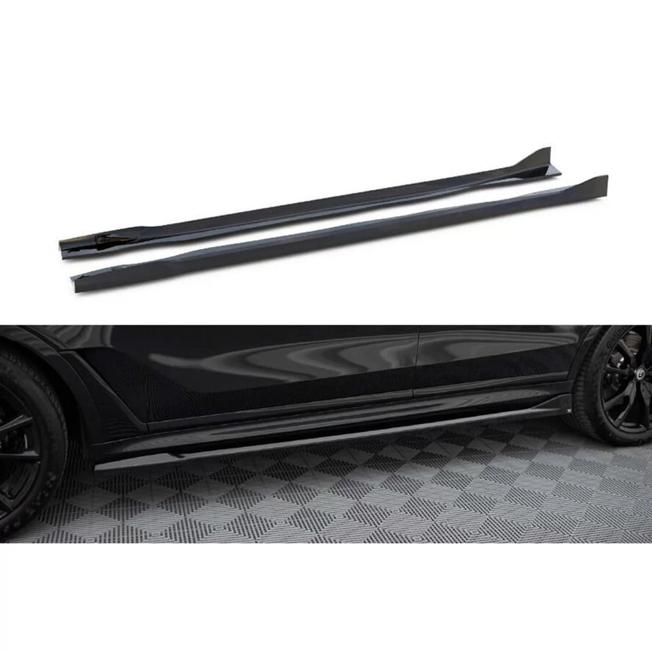 Add-on Maxton Design Nero Lucido per BMW X7 G07 M Package dal 2022