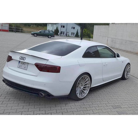 Add-on Posteriore Paraurti S-line Nero Audi A5 8T Coupe Sportback 2011-2015