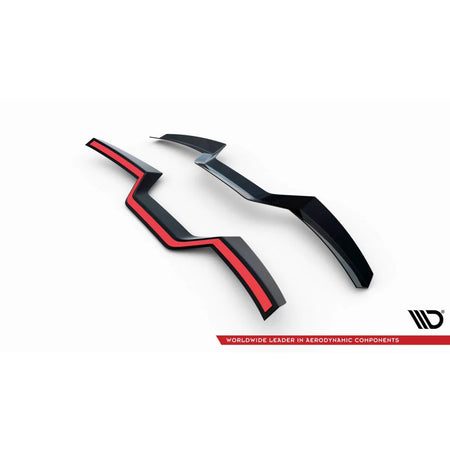 Add-on Parasole Anteriore Nero Lucido per BMW X6 G06 dal 2019