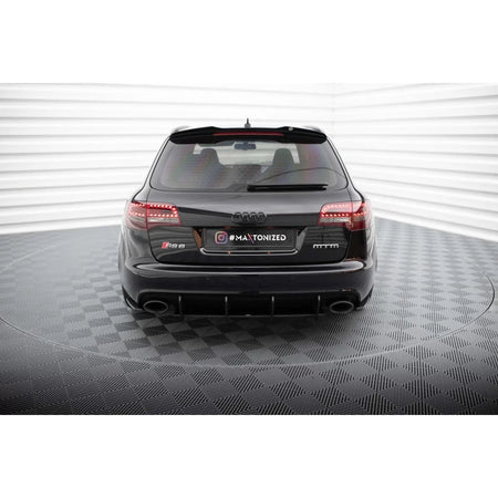Additivo Diffusore Posteriore Opaco per Audi RS6 C6 Avant 2007-2010