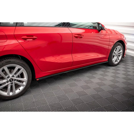 Additivi Minigonne Laterali Neri per Audi A3 8Y dal 2019