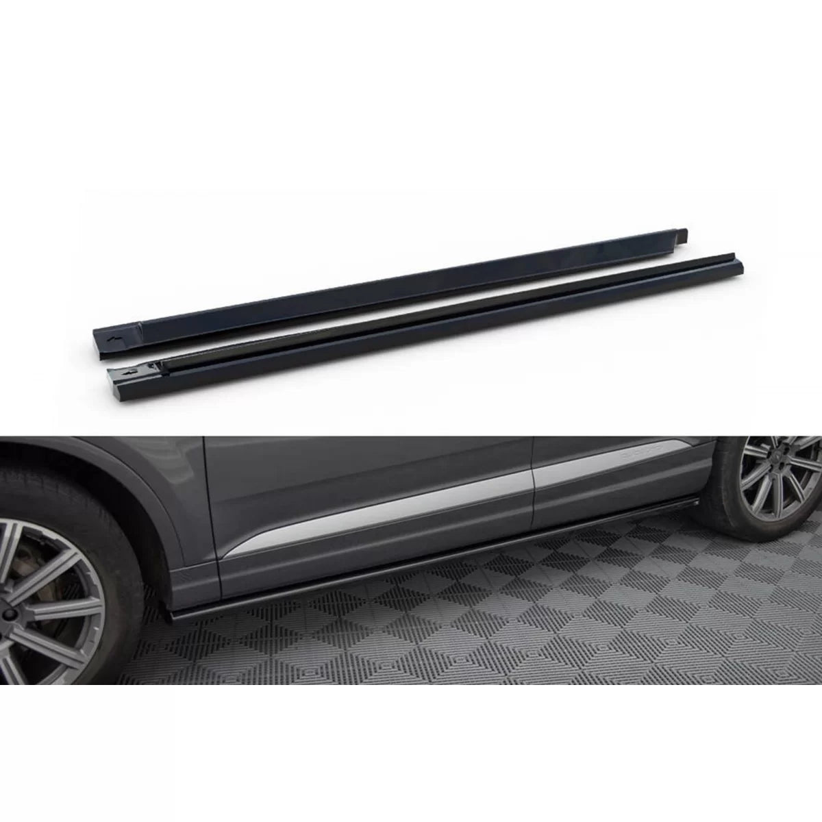 Additivi Paraurti Posteriori Neri Audi Q7 2015-2019