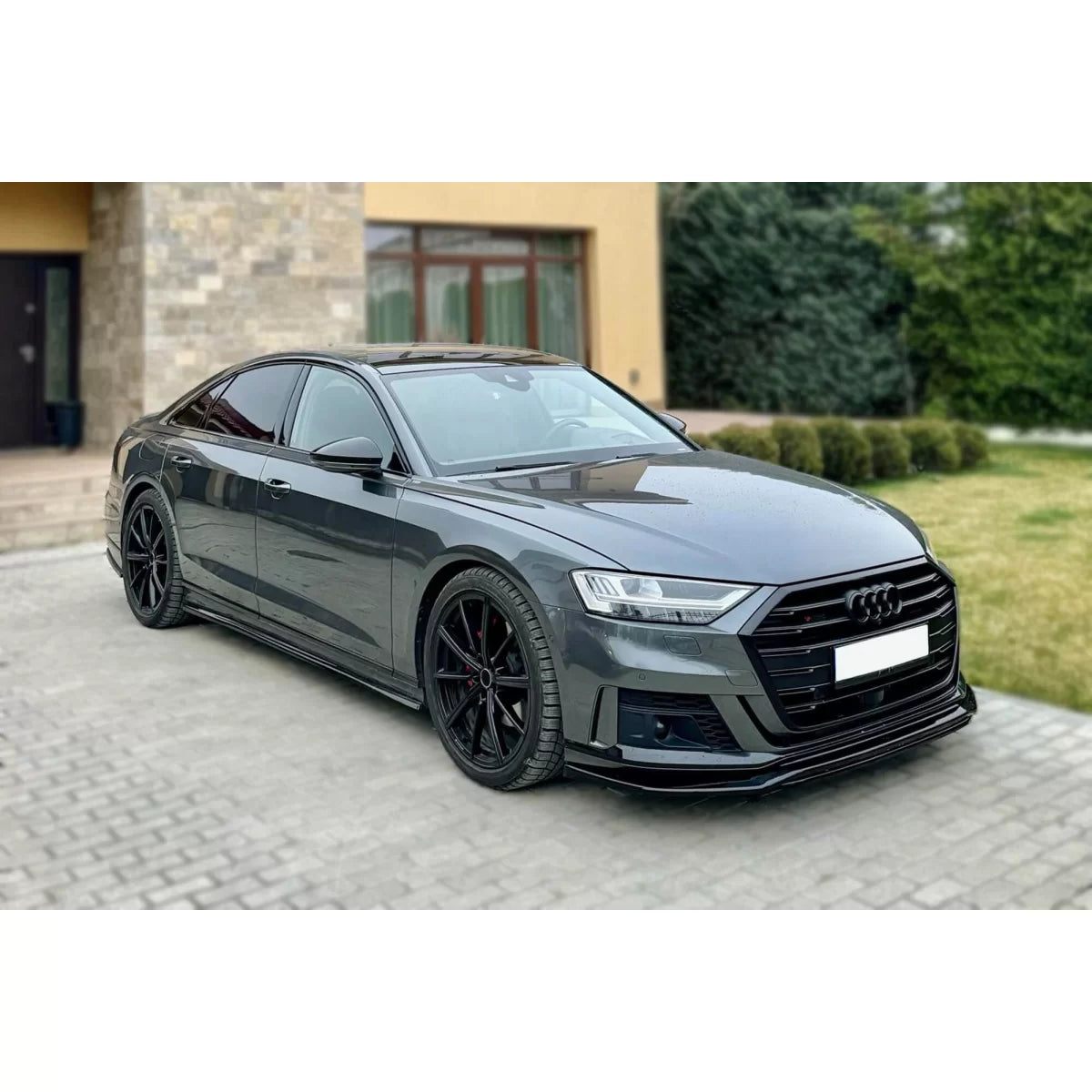 Additivi Minigonne Laterali Posteriori Neri per Audi S8 D5 dal 2019
