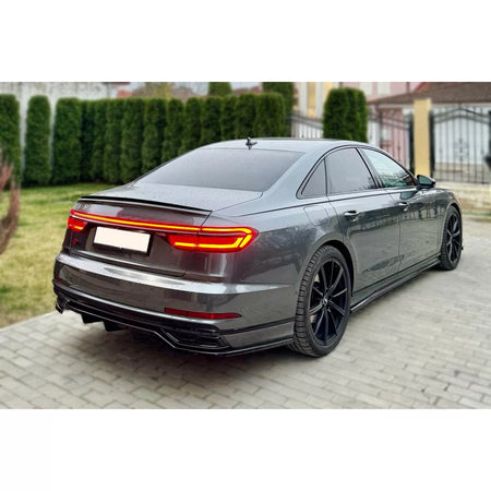 Additivi Minigonne Laterali Posteriori Neri per Audi S8 D5 dal 2019