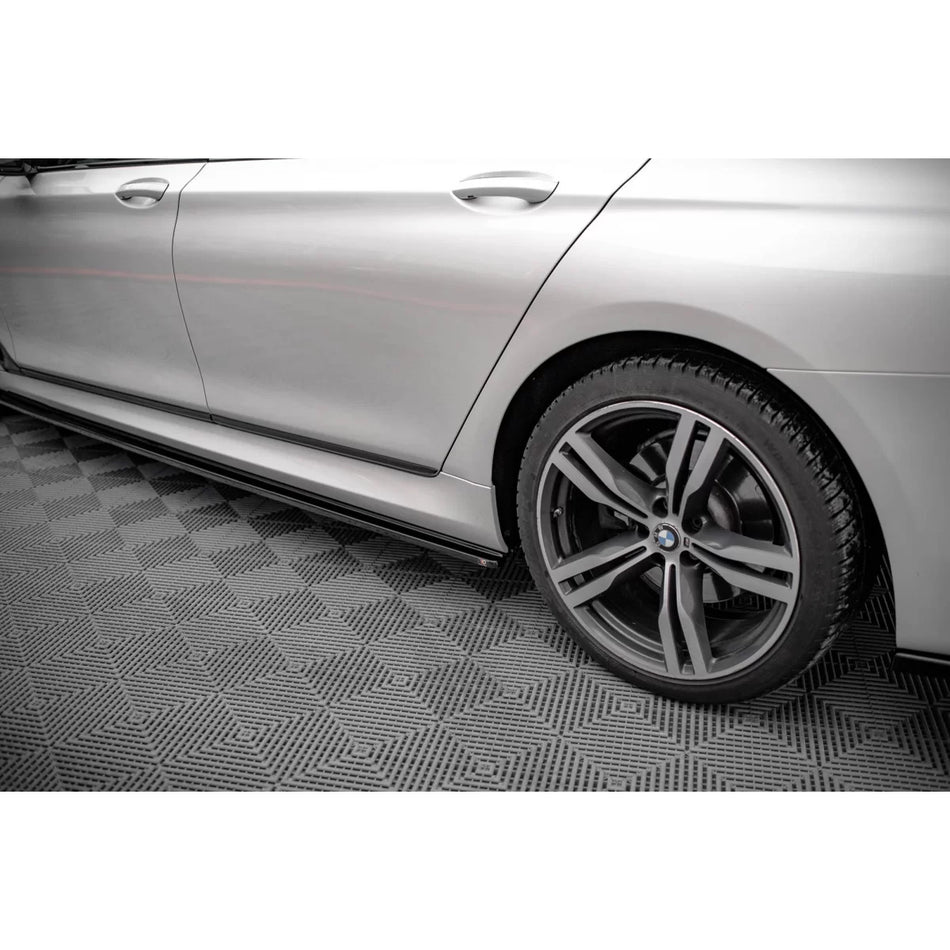 Additivi Minigonne Laterali Posteriori Neri BMW Serie 7 G12 dal 2015