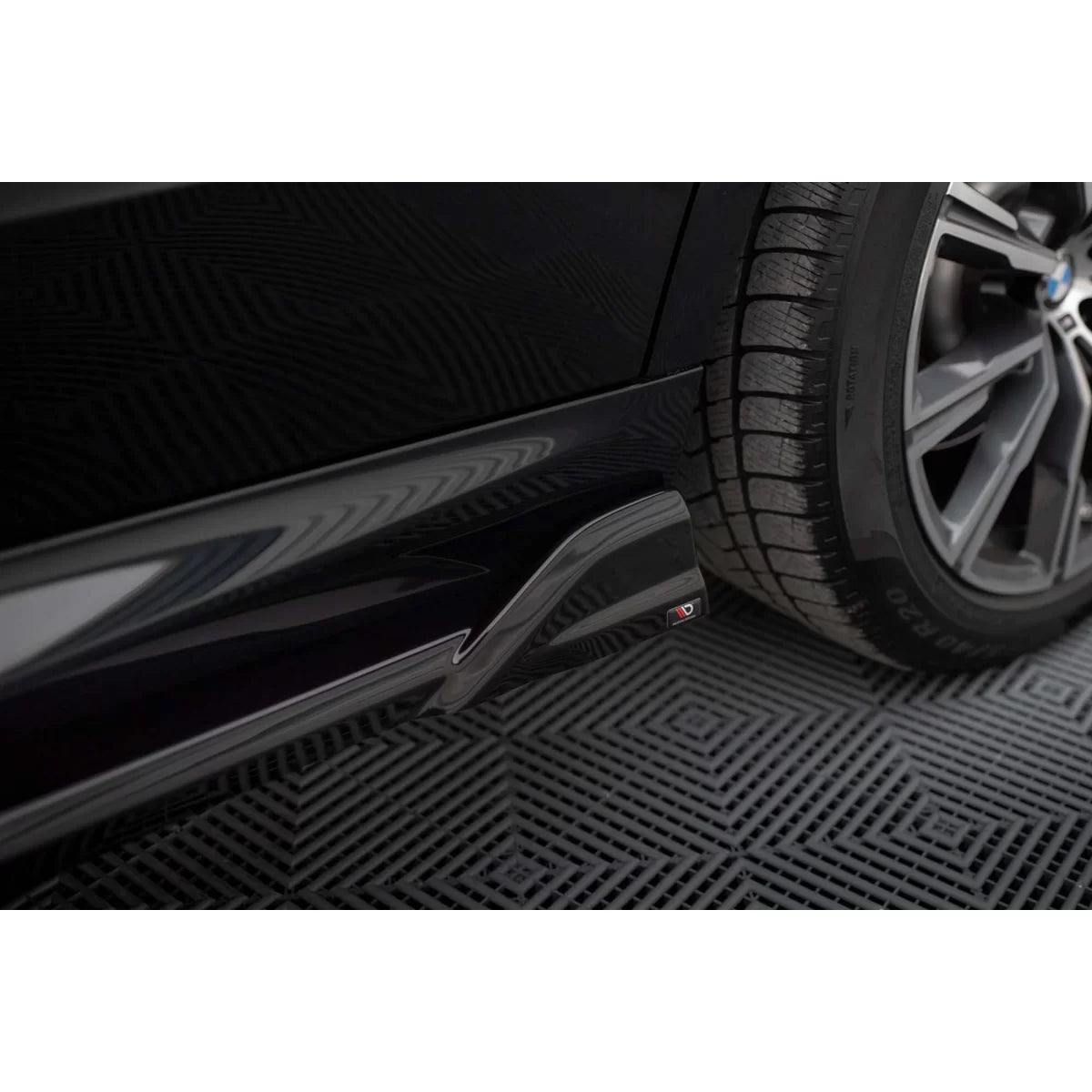 Additivi Minigonne Laterali Neri per BMW X5 G05 M Pack 2018-2023