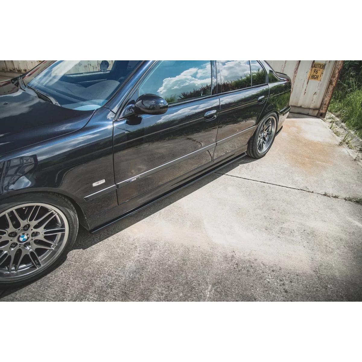 Additivi Minigonne Laterali Neri Opachi per BMW Serie 5 E39 1998-2003 M5