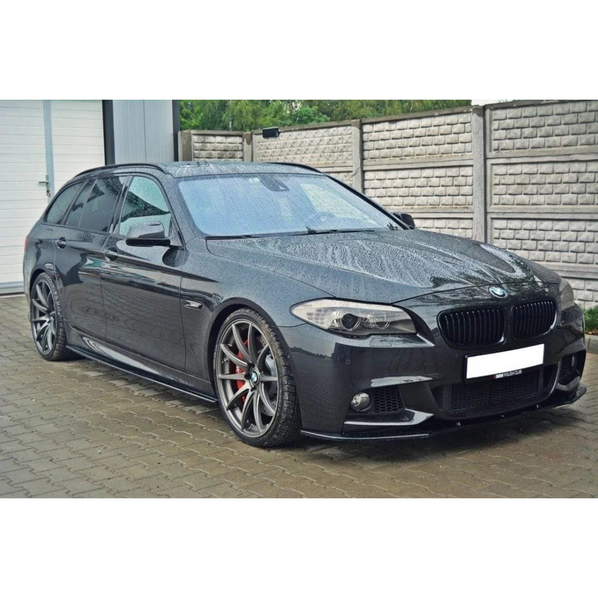 Minigonne Laterali M5 Nere Lucide per BMW Serie 5 F10 2011-2017
