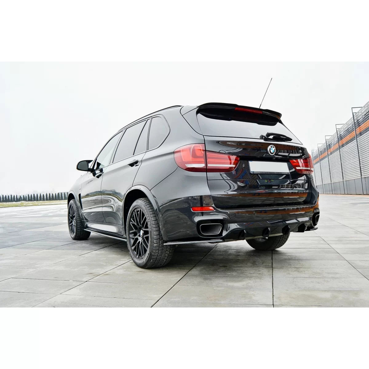 Additivi Minigonne Posteriori Neri per BMW X5 F15 M Package 2013-2018