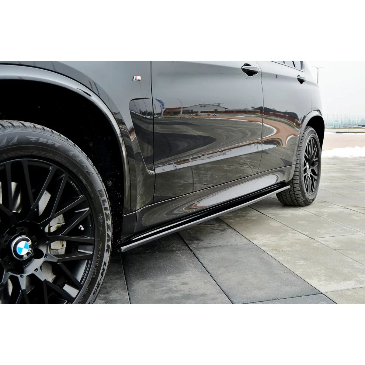 Additivi Minigonne Posteriori Neri per BMW X5 F15 M Package 2013-2018