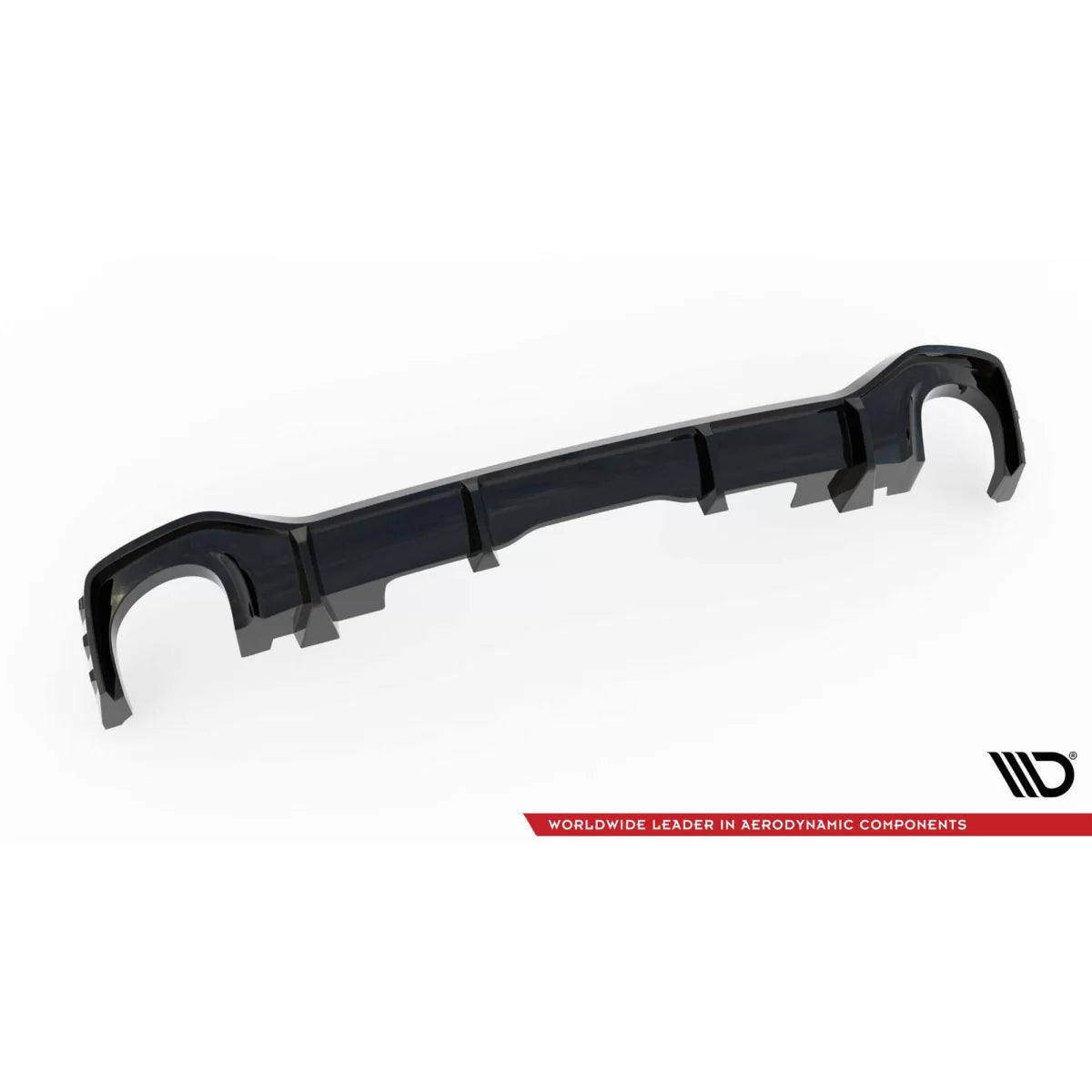 Diffusore Posteriore Nero Lucido per Audi RSQ8 MK1 dal 2019